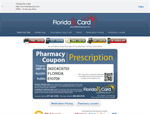 Tablet Screenshot of floridarxcard.com
